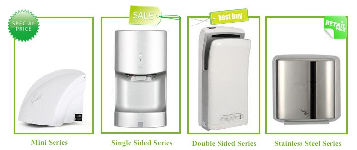 O secador de mãos automático YUNBOSHI oferece experiência de secagem rápida